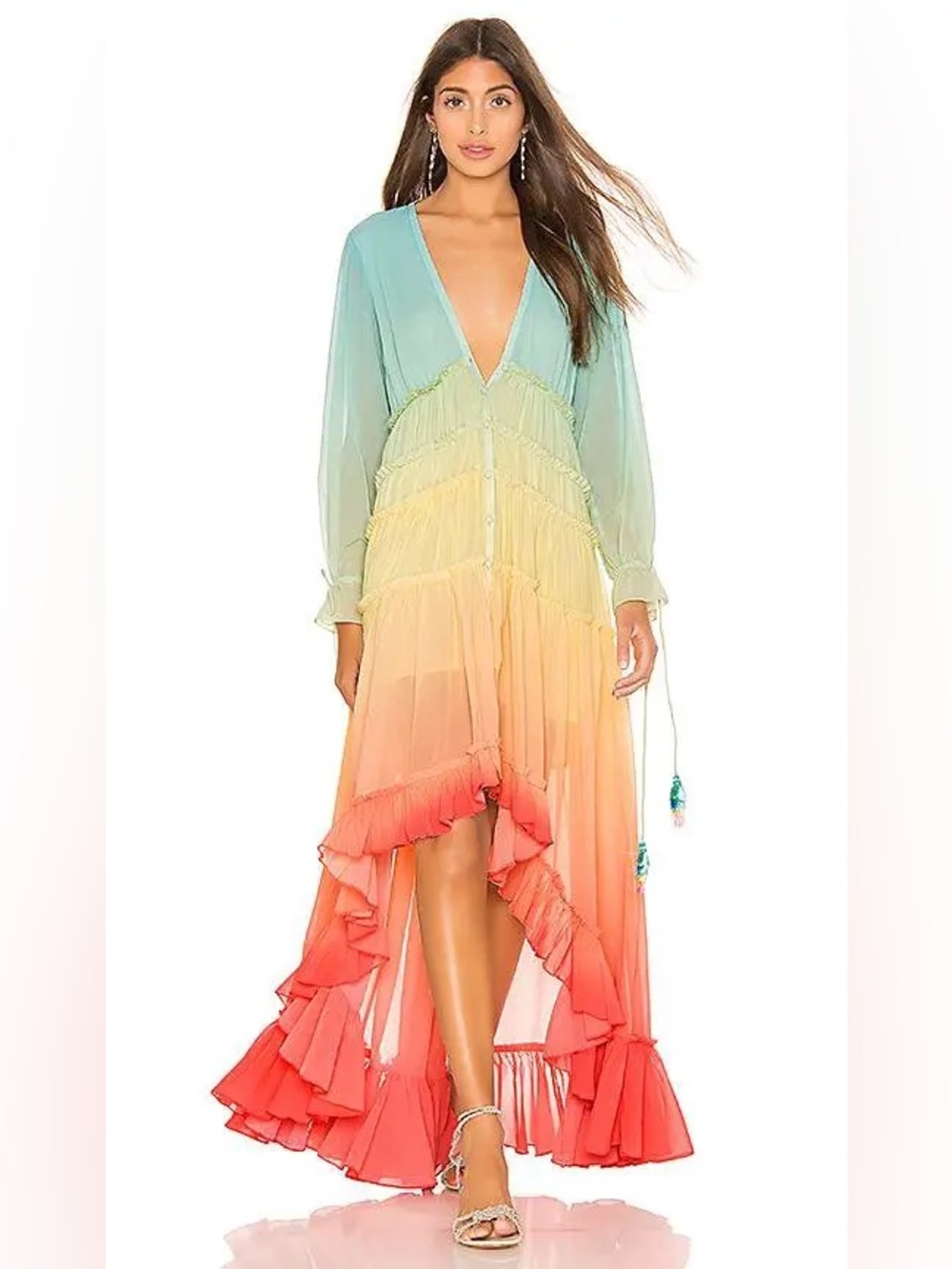 ROCOCO SAND Ciel Dress in Rainbow